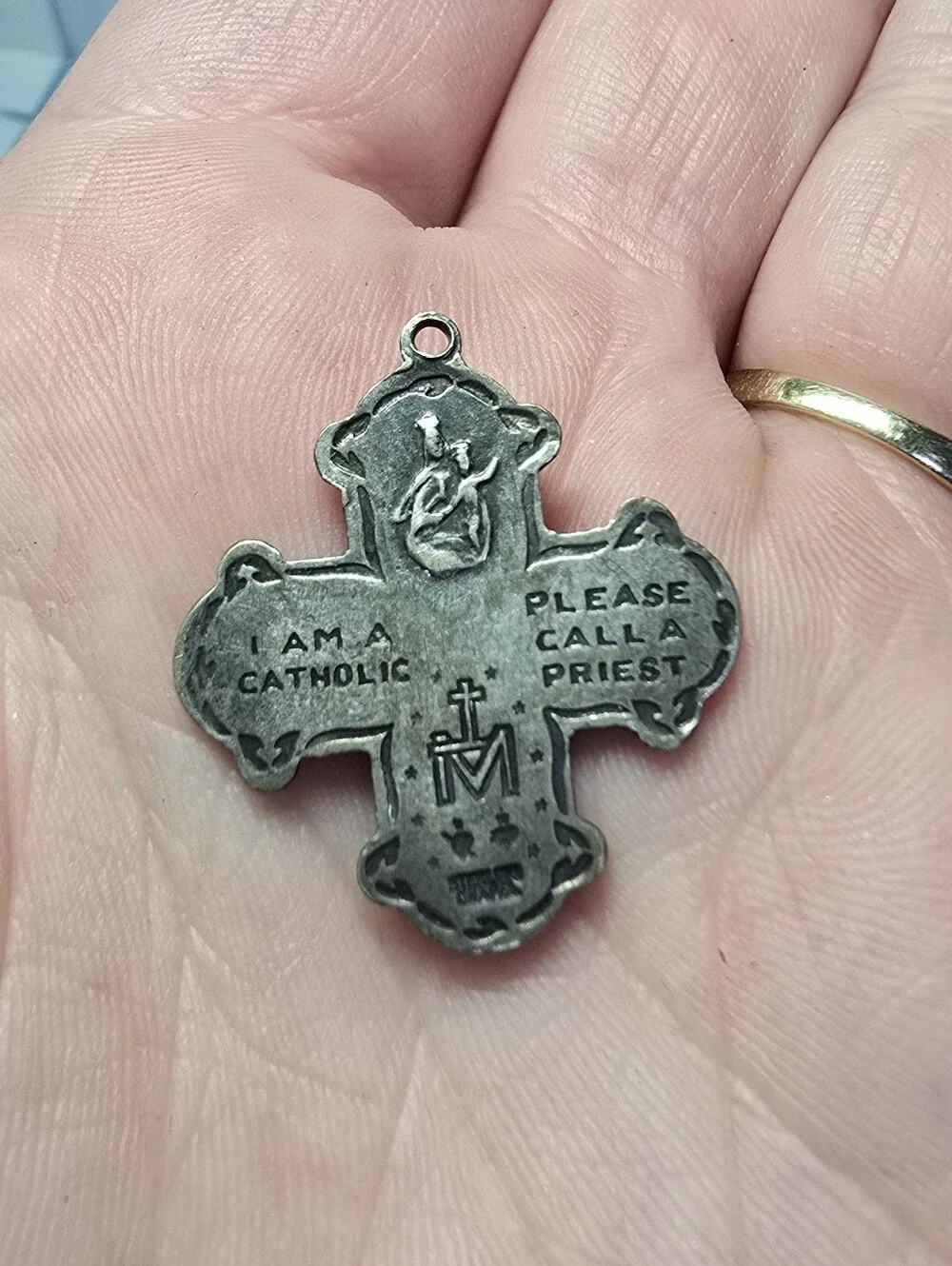 Vintage\Antique Lot Of 4 Catholic Religous Relics Collectables